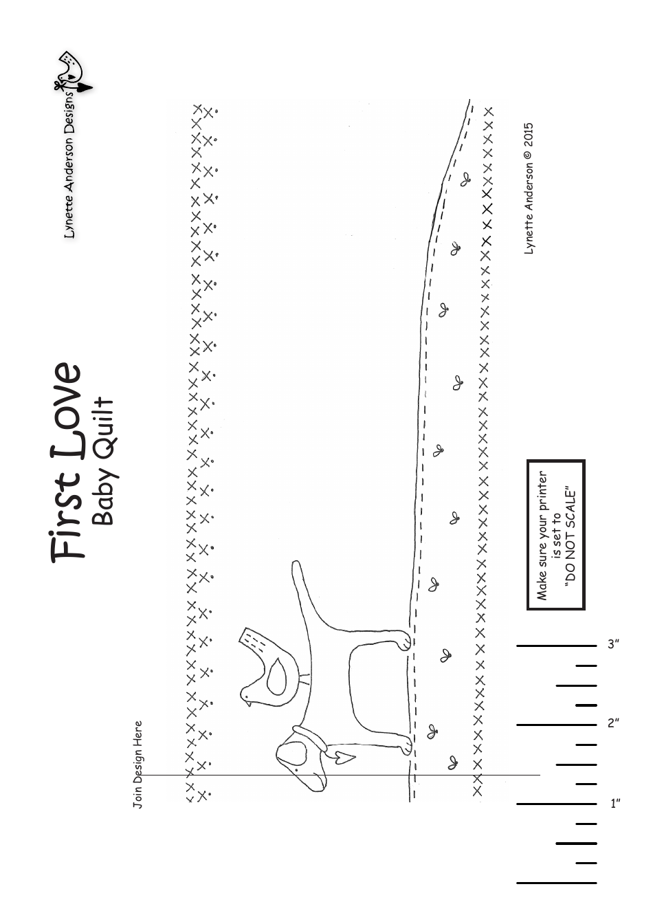 First Love Baby Quilt Pattern Templates, Page 6