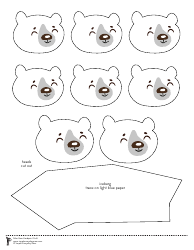 Polar Bear Handprint Templates, Page 2