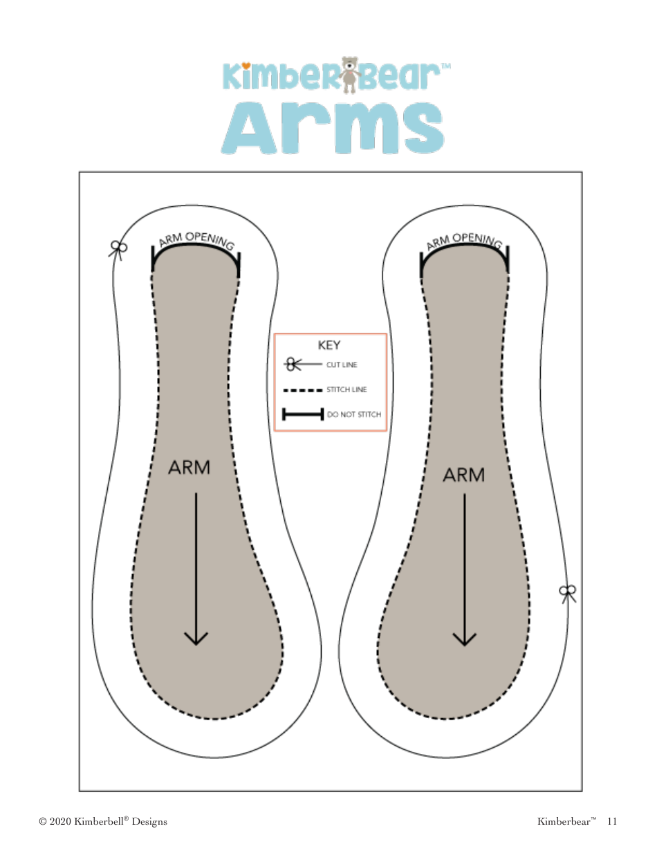 Kimberbear Sewing Patten Templates, Page 11