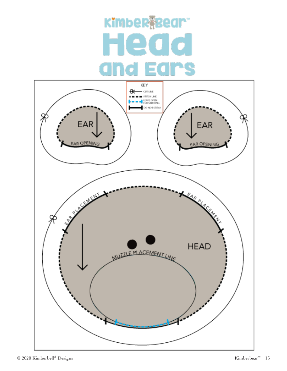 Kimberbear Sewing Patten Templates, Page 15