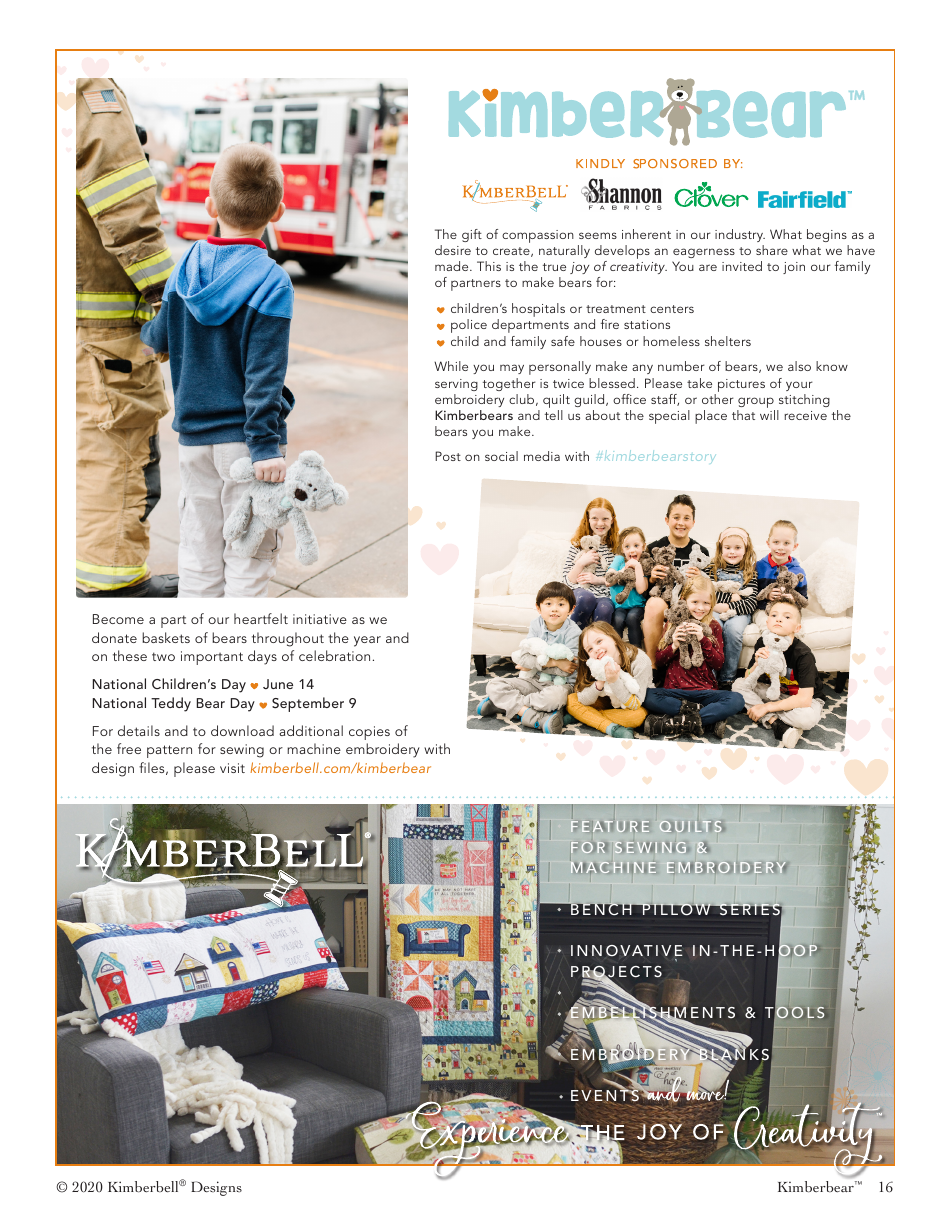 Kimberbear Sewing Patten Templates, Page 16