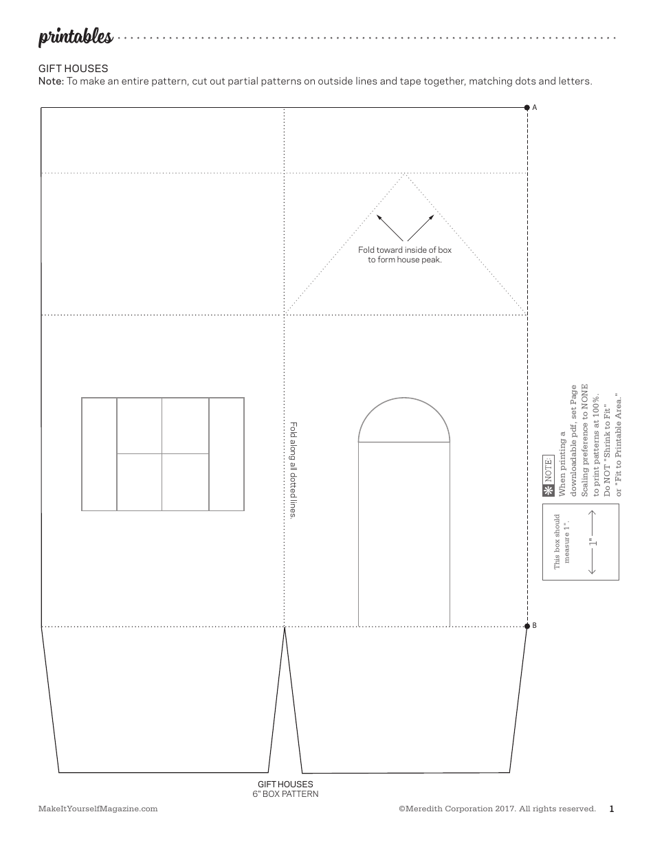 Explore our collection of beautifully designed and practical gift house box templates.