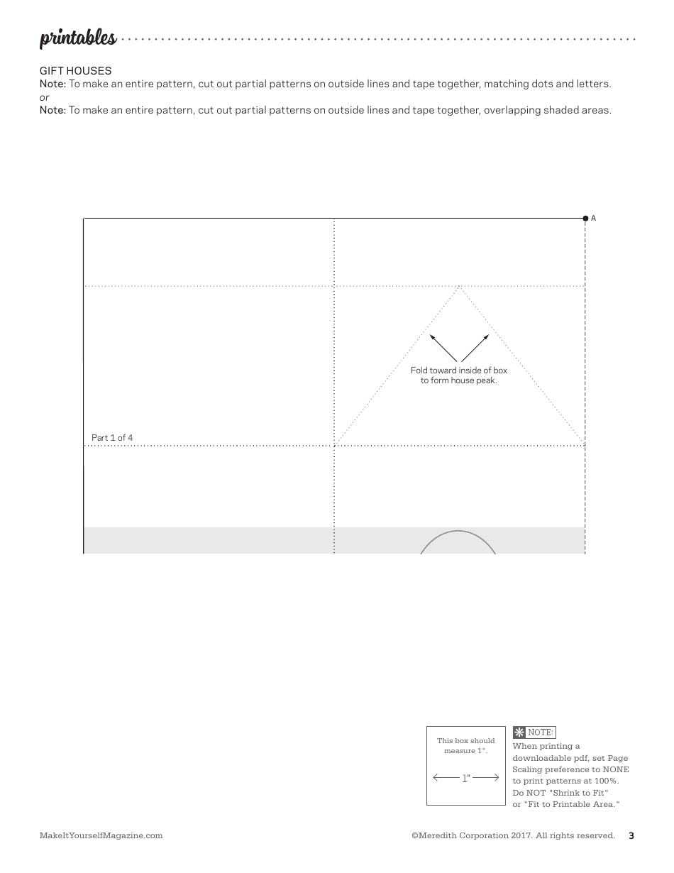 Gift House Box Templates, Page 3
