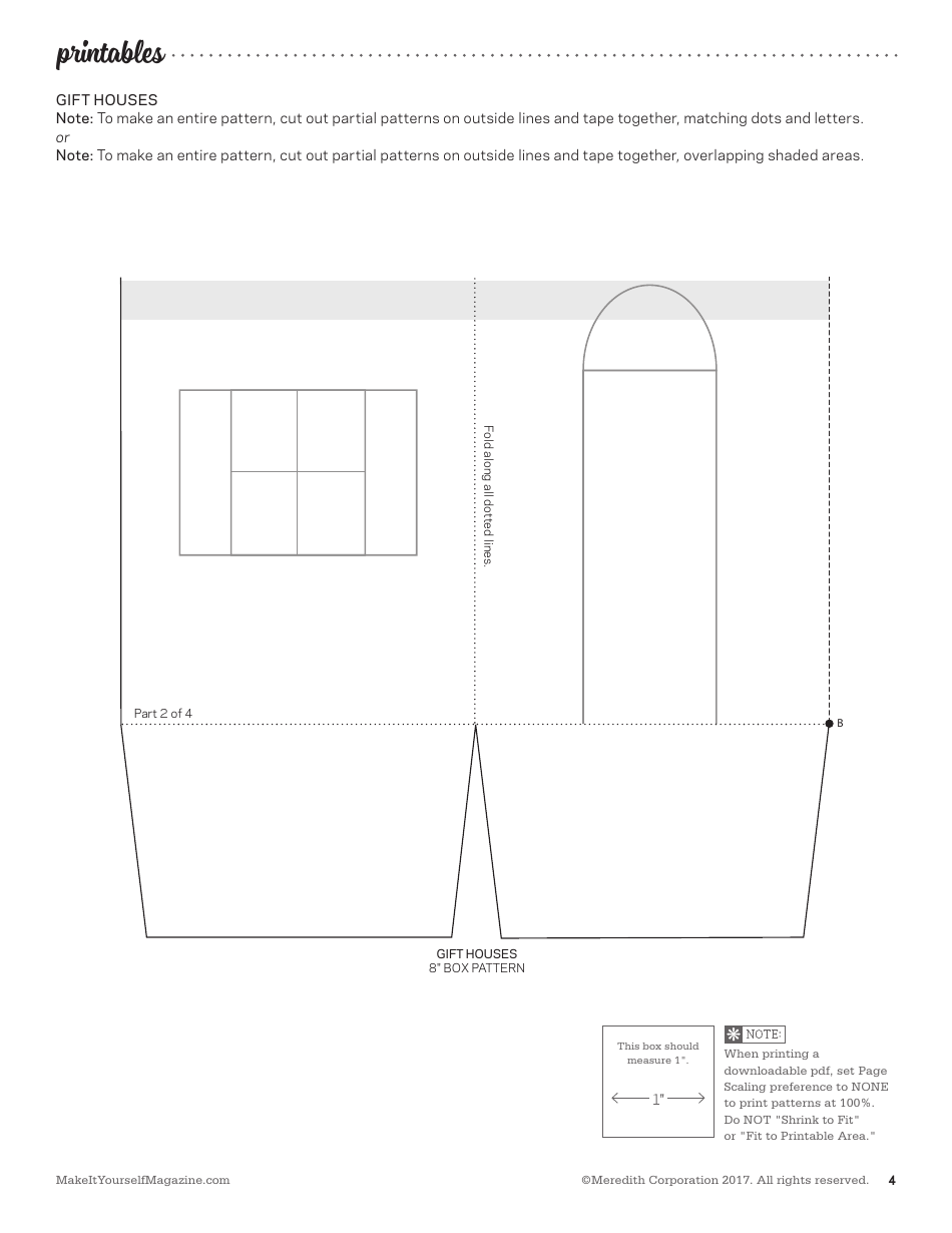Gift House Box Templates, Page 4