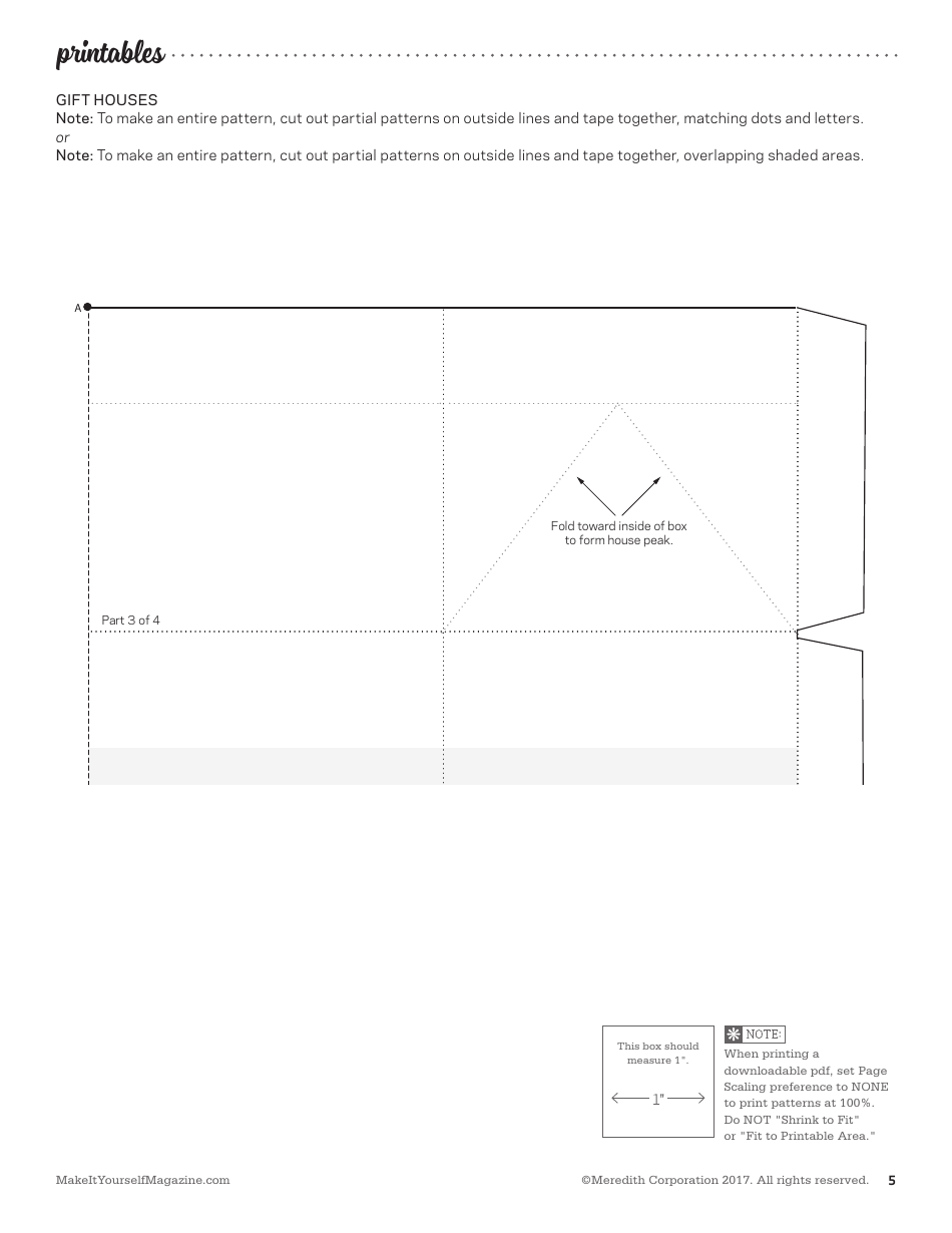 Gift House Box Templates, Page 5