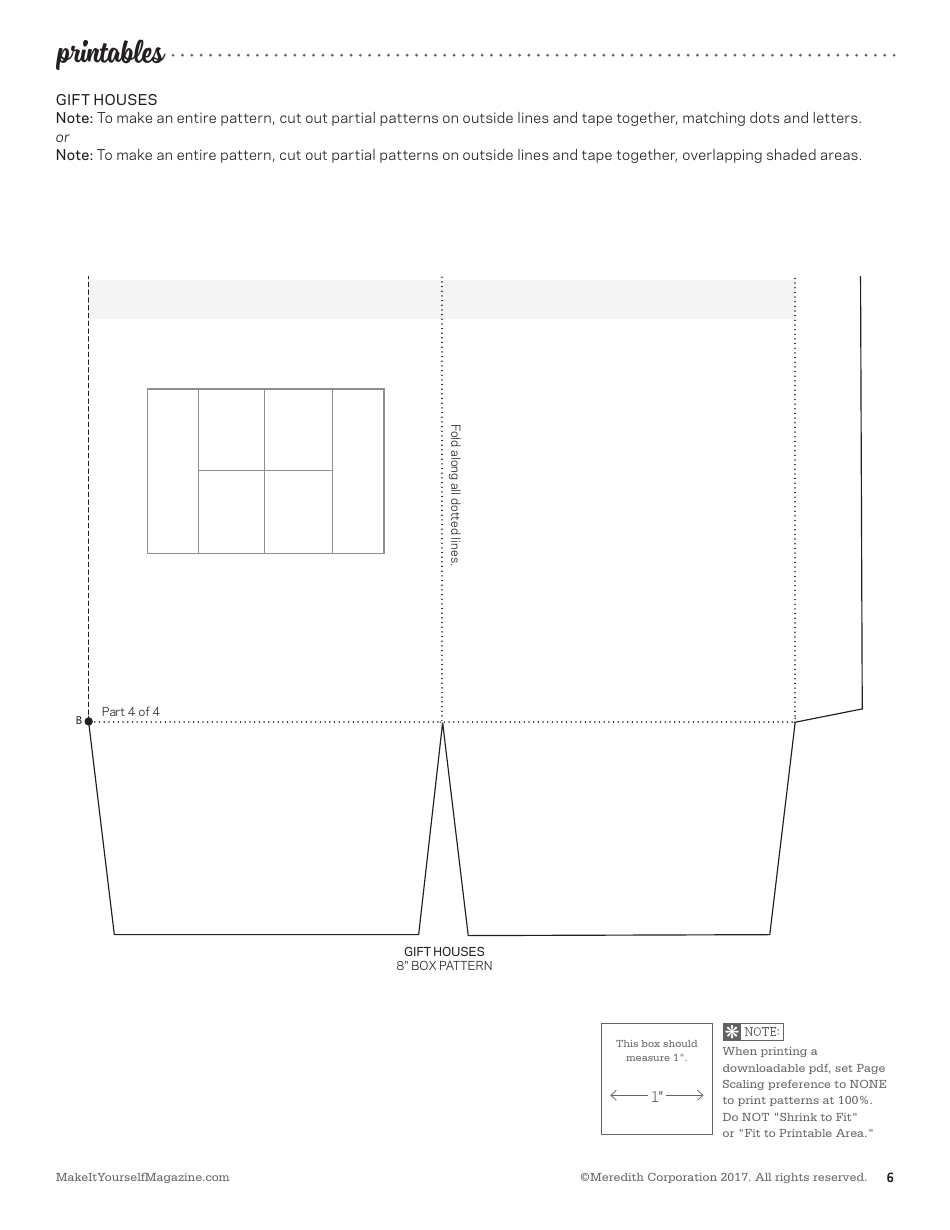 Gift House Box Templates, Page 6