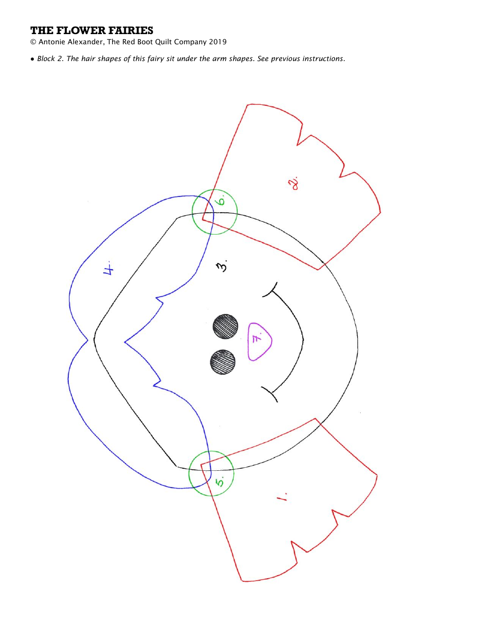 Flower Fairies Quilt Pattern Templates, Page 10