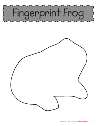 Fingerprint Frog Template, Page 3