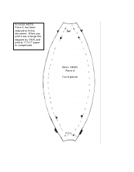 Cloth/Balloon Volleyball Sewing Pattern Templates, Page 3