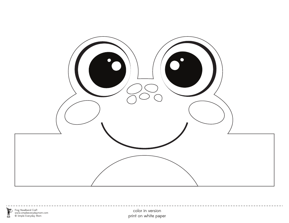 Frog Headband Template Download Printable PDF Templateroller