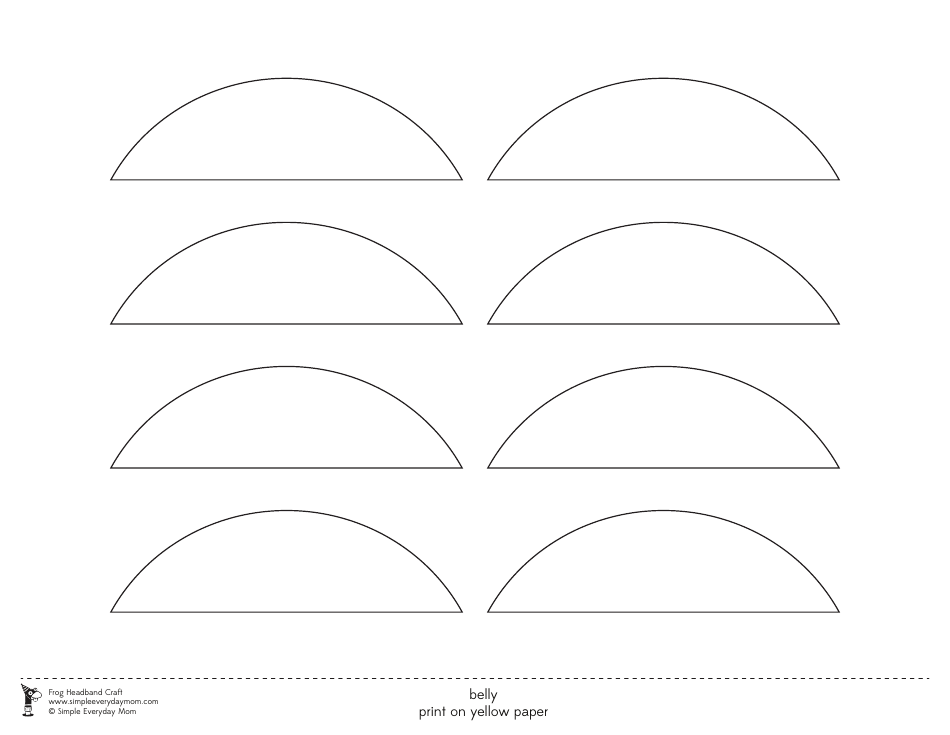 Frog Headband Template Download Printable PDF | Templateroller