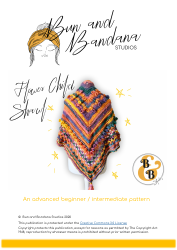 Document preview: Flower Child Shawl Crochet Pattern