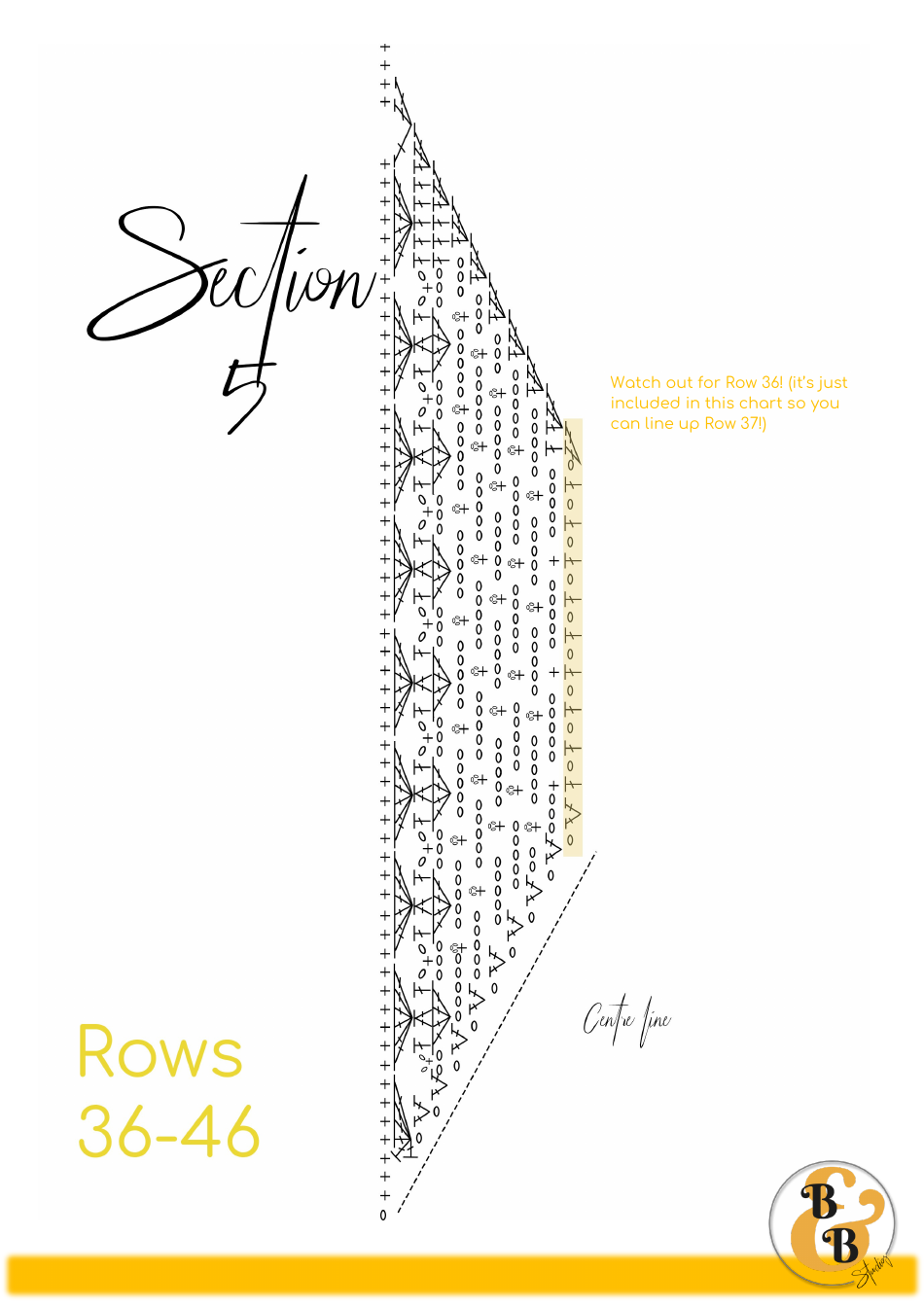 Flower Child Shawl Crochet Pattern, Page 23
