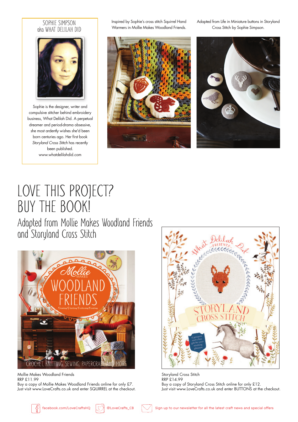 Acorn and Squirrel Button Cross-stitch Patterns, Page 3