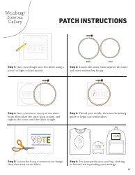 Social Justice Patch Stitch Pattern Templates, Page 11