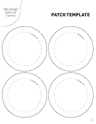 Social Justice Patch Stitch Pattern Templates, Page 6
