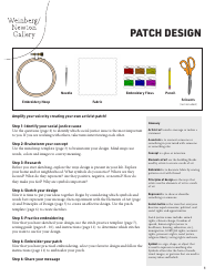 Document preview: Social Justice Patch Stitch Pattern Templates