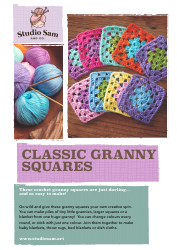 Document preview: Classic Granny Square Crochet Patterns
