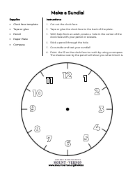Document preview: Sundial Template