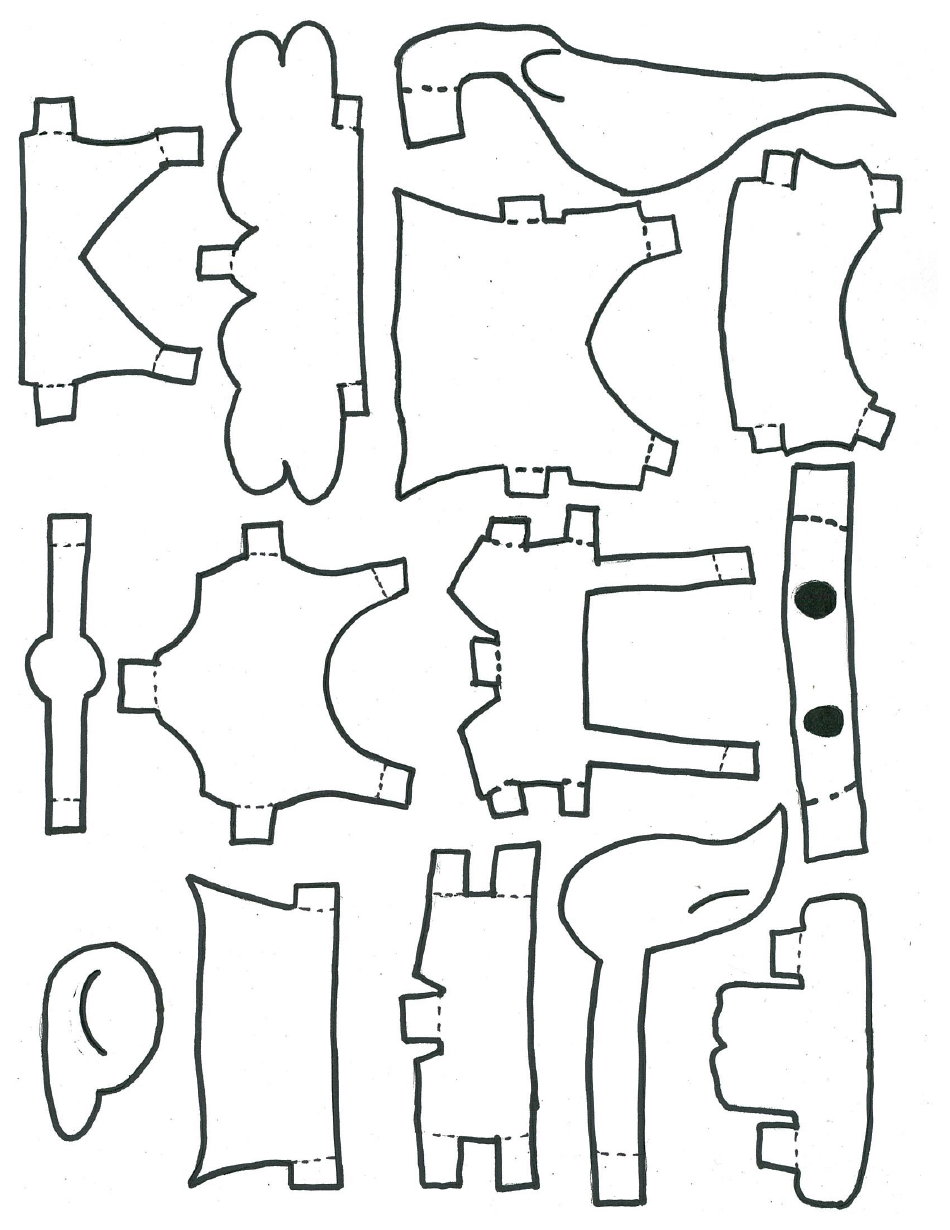 Cute Animal Paper Doll Templates - Freekidscraft, Page 3