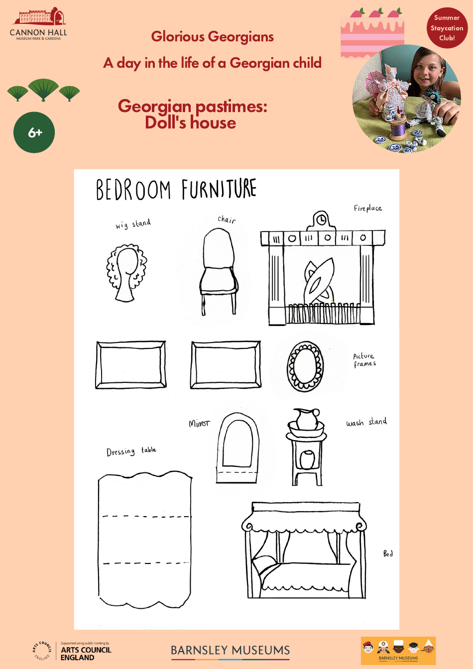 Paper Doll House Templates - Cannon Hall, Page 5