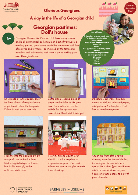Paper Doll House Templates - Cannon Hall