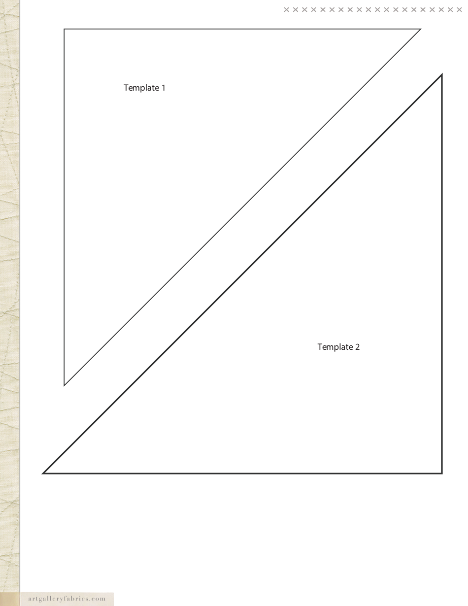 Joyride Pillow Design Pattern Templates - Art Gallery Quilts, Page 5