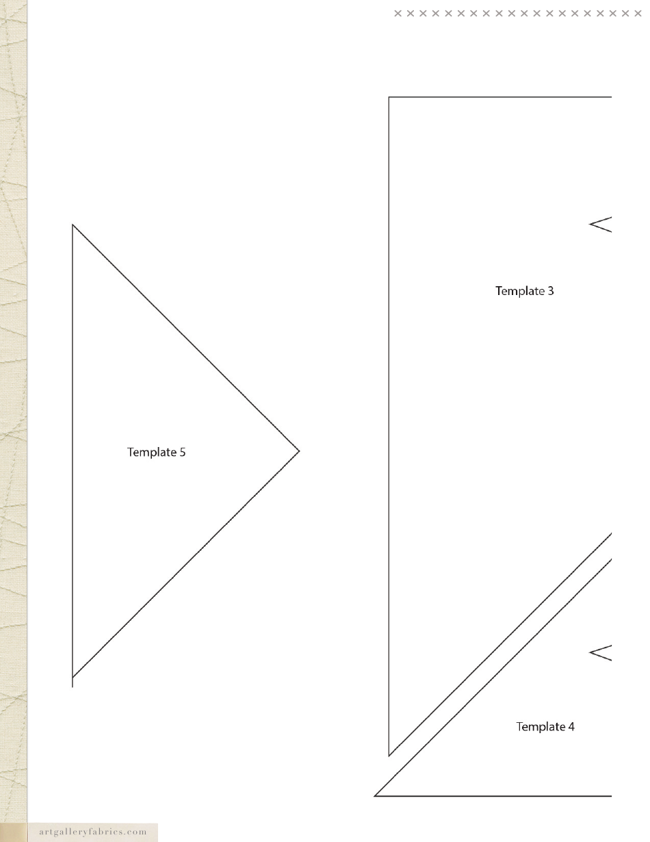 Joyride Pillow Design Pattern Templates - Art Gallery Quilts, Page 6