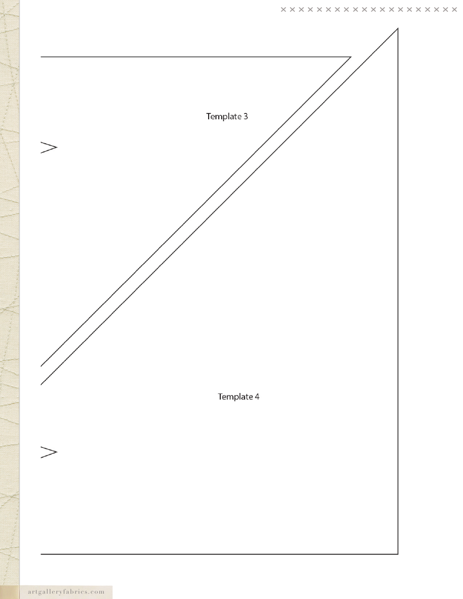 Joyride Pillow Design Pattern Templates - Art Gallery Quilts, Page 7