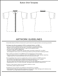 Document preview: Button Shirt Template