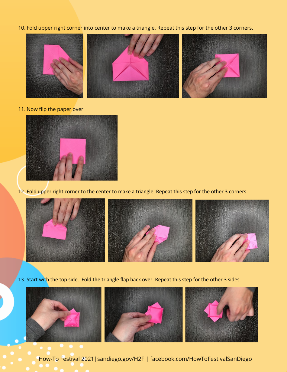 Origami Lotus Flower - City of San Diego, California, Page 3