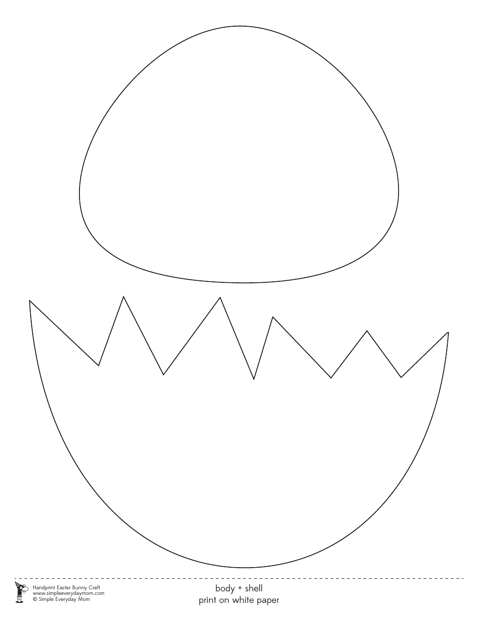 Handprint Easter Bunny Craft Templates - Simple Everyday Mom, Page 3