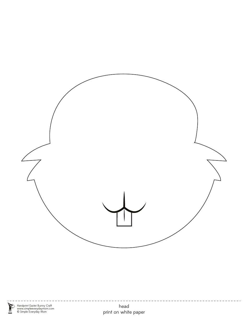 Handprint Easter Bunny Craft Templates - Simple Everyday Mom, Page 7