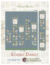 Scandi Dandy Quilt Pattern Templates