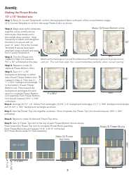 Scandi Dandy Quilt Pattern Templates, Page 3