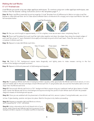 Scandi Dandy Quilt Pattern Templates, Page 4