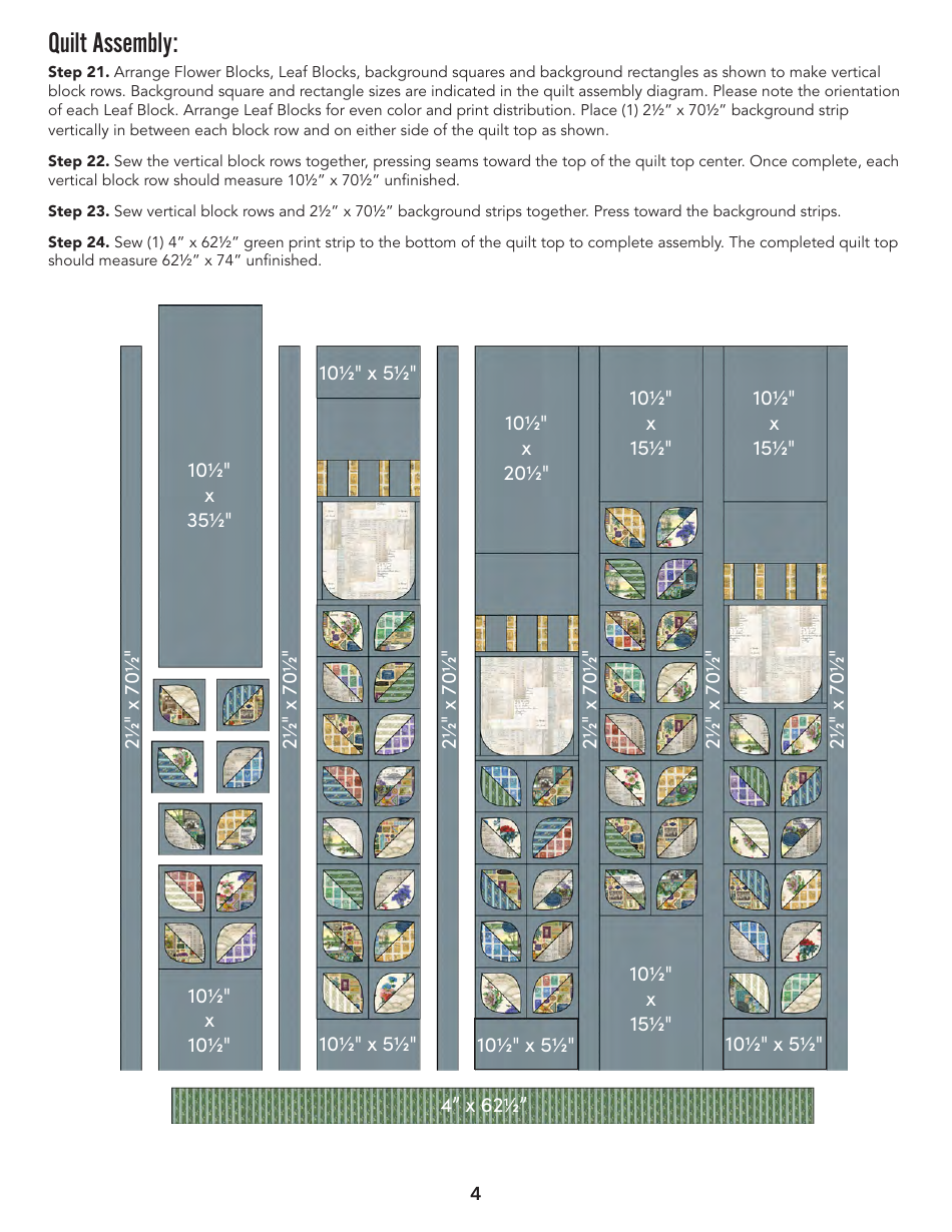 Scandi Dandy Quilt Pattern Templates, Page 5