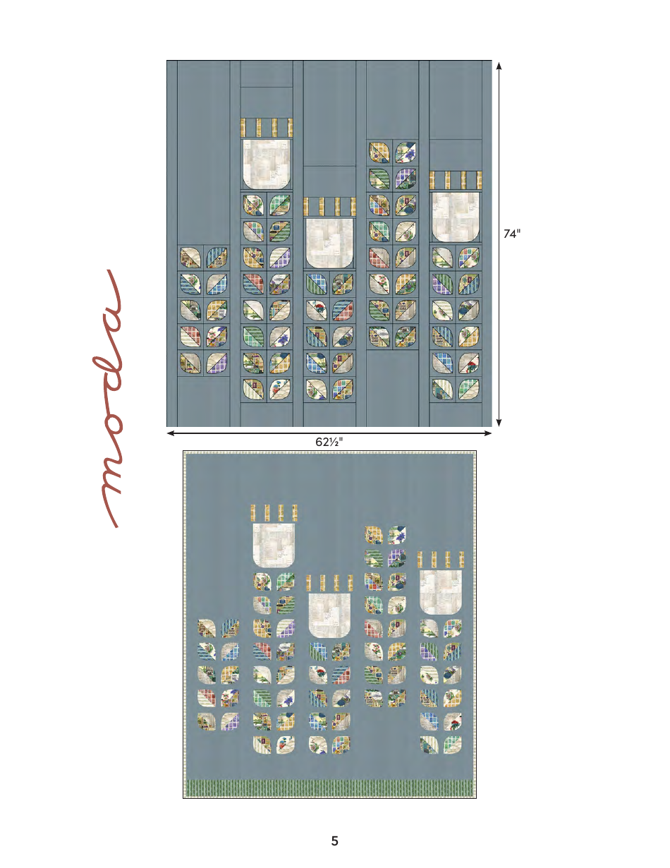 Scandi Dandy Quilt Pattern Templates, Page 6