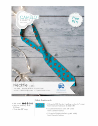 Dc Necktie Sewing Pattern Templates