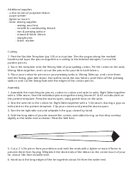 Dc Necktie Sewing Pattern Templates, Page 2