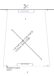 Tie Sewing Pattern Templates, Page 7