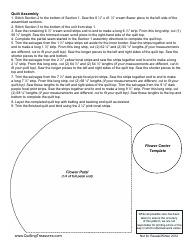 Floral Filigree Quilt Pattern Templates, Page 4