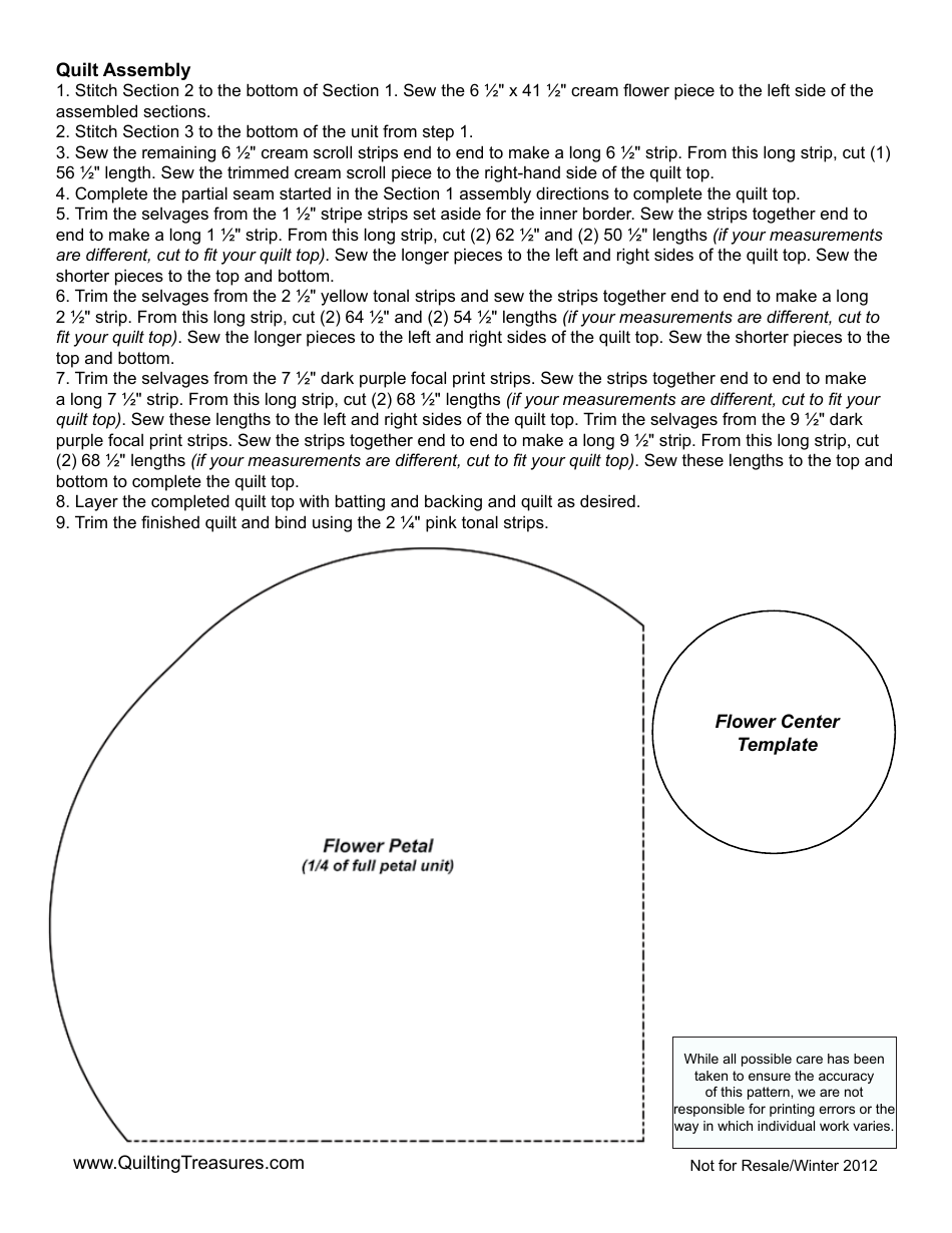 Floral Filigree Quilt Pattern Templates, Page 4