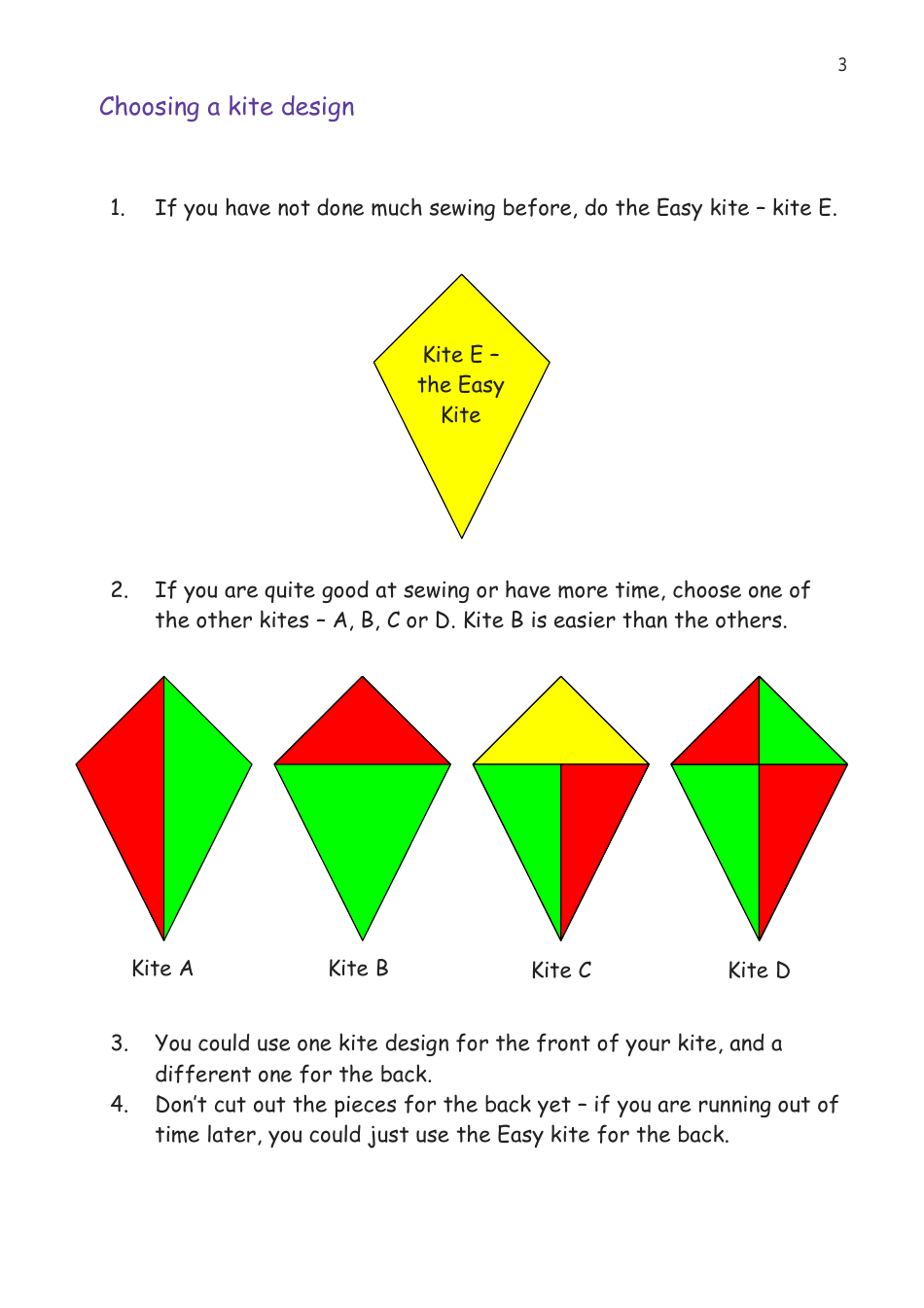 Kite Templates, Page 3