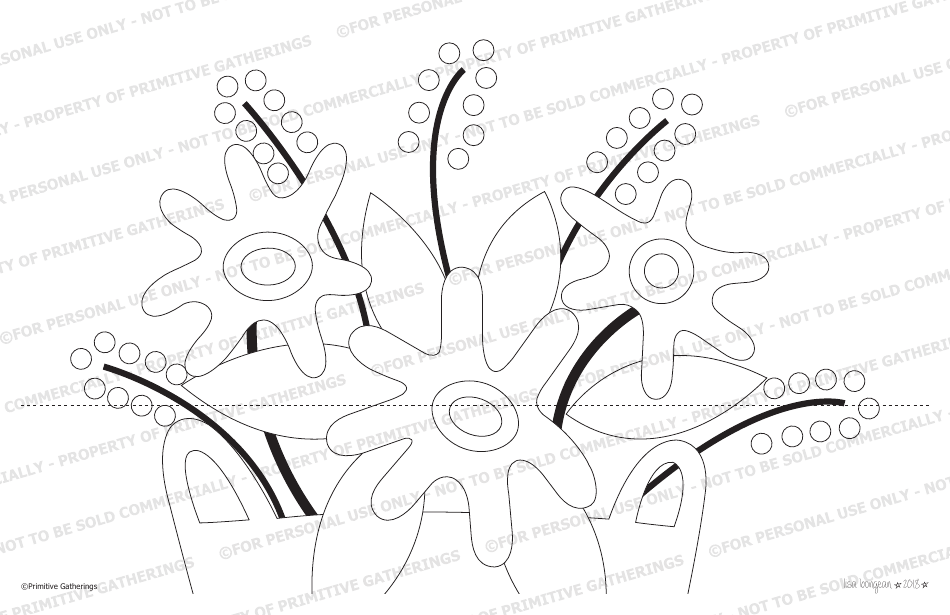 Moon Garden Cross-stitch Block Pattern Templates, Page 4