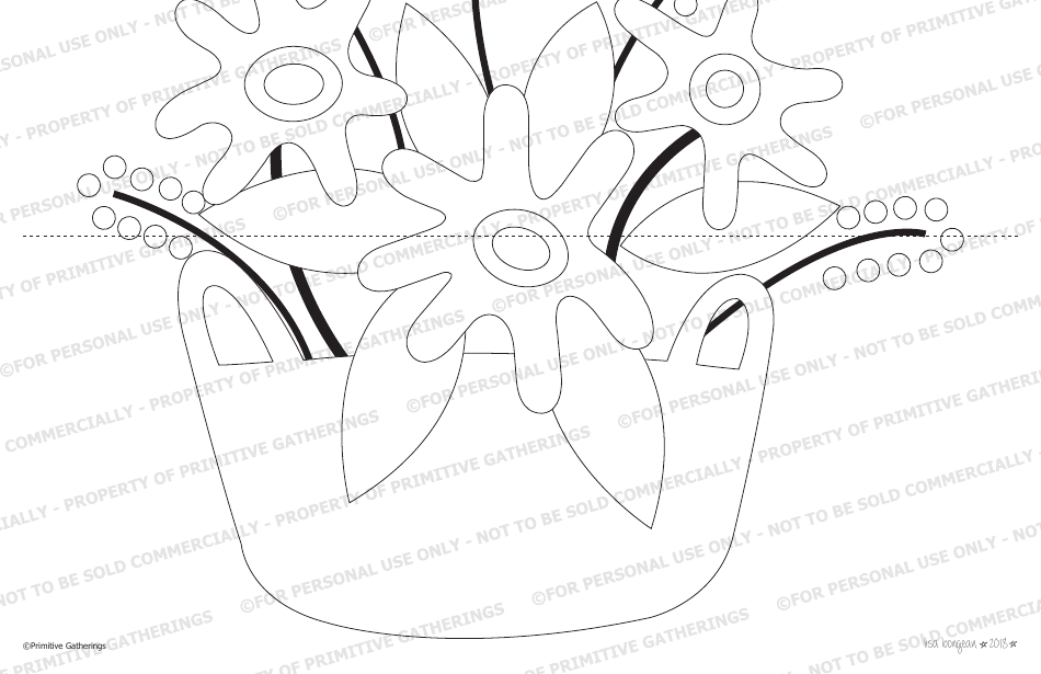 Moon Garden Cross-stitch Block Pattern Templates, Page 5