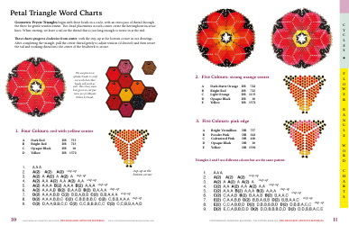 Modular Flower Bangles and Kaleidocycles Beading Pattern, Page 5
