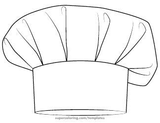 Document preview: Chief Hat Outline Template