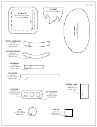 Astrobunny and Cosmokitty Plush Sewing Patten Templates, Page 13