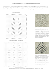 Eriskay Gansey Knitting Motif Patterns